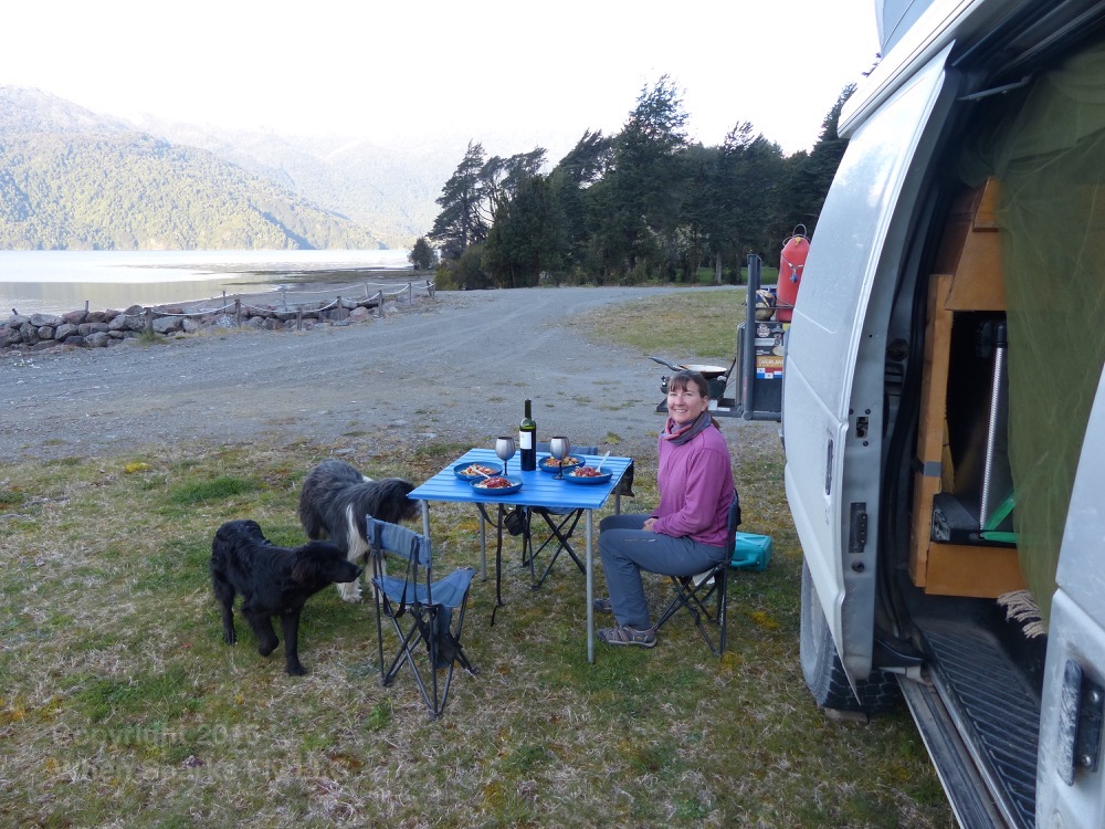 Even if it is a little more effort, sometimes it's worthwhile to break out the table and meet some locals. Just don't let them take your dinner!